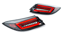 Load image into Gallery viewer, Intec Sequential LED 4pc Taillights w/Center Bar (Clear lens/Black Base/Red Bar) - 2022-2024 Toyota GR86 / Subaru BRZ