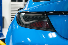 Load image into Gallery viewer, OLM "Scythe Style" LED Taillights (Smoke Lens/Black Base/White Bar) - 2022+ BRZ / GR86