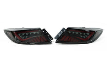 Load image into Gallery viewer, OLM "Scythe Style" LED Taillights (Smoke Lens/Black Base/Red Bar) - 2022+ BRZ / GR86