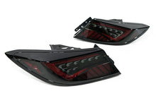 Load image into Gallery viewer, OLM "Scythe Style" LED Taillights (Smoke Lens/Black Base/Red Bar) - 2022+ BRZ / GR86