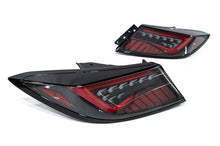 Load image into Gallery viewer, OLM "Scythe Style" LED Taillights (Clear Lens/Black Base/Red Bar) - 2022+ BRZ / GR86