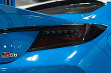 Load image into Gallery viewer, OLM "Scythe Style" LED Taillights (Smoke Lens/Black Base/Red Bar) - 2022+ BRZ / GR86