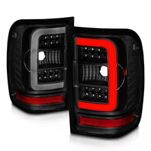 Load image into Gallery viewer, ANZO 01-11 Ford Ranger LED Taillights - Black Housing w/ Smoke Lens & Light Bar