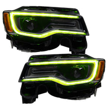Load image into Gallery viewer, Oracle 14-21 Jeep Grand Cherokee Dynamic Headlight DRL Upgrade Kit - ColorSHIFT - Dynamic NO RETURNS