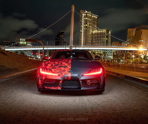 Oracle 20-21 Toyota Supra GR RGB+A Headlight DRL  Kit - ColorSHIFT w/ Simple Controller NO RETURNS