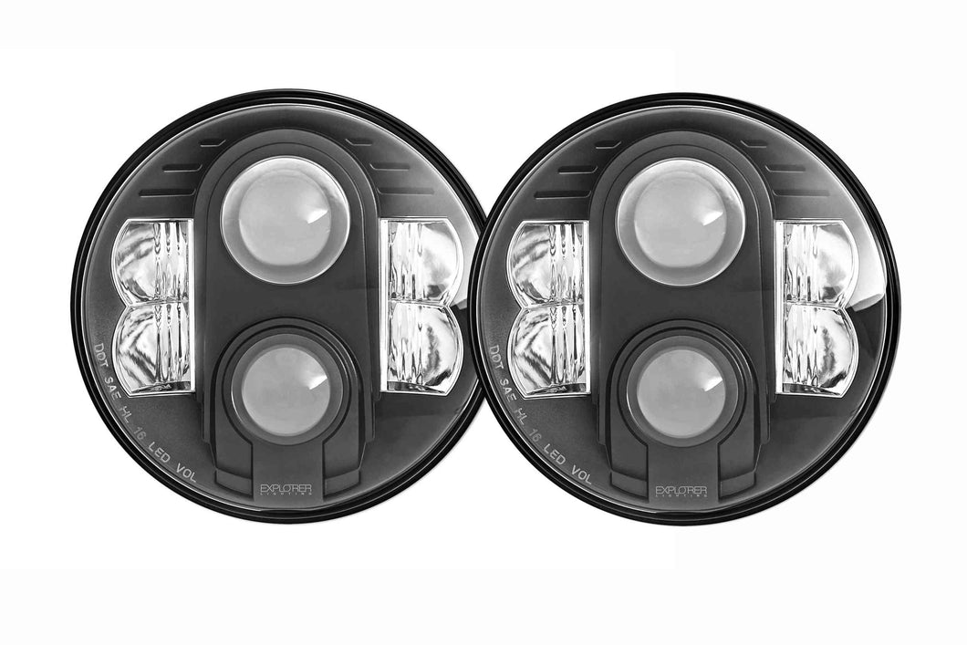 Pro Comp Jeep Headlights: 7