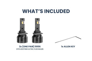 9006/HB4: GTR Ultra 3.0 LED Bulbs (Pair)
