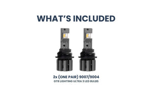 9007/9004: GTR Lighting Ultra 3.0 LED Bulbs
