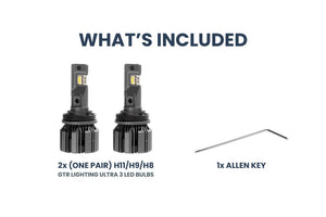 H8/H9/H11: GTR Lighting Ultra 3.0 LED Bulbs