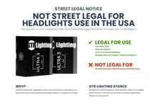 Load image into Gallery viewer, H8/H9/H11: GTR Lighting Ultra 3.0 LED Bulbs