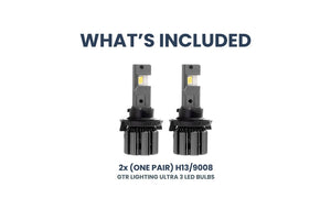 H13/9008: GTR Lighting Ultra 3.0 LED Bulbs