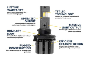 H13/9008: GTR Lighting Ultra 3.0 LED Bulbs