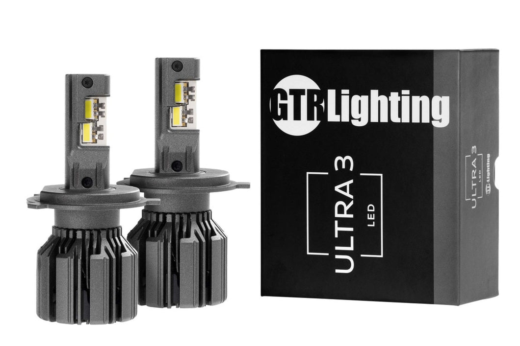 H4/9003: GTR Lighting Ultra 3.0 LED Bulbs