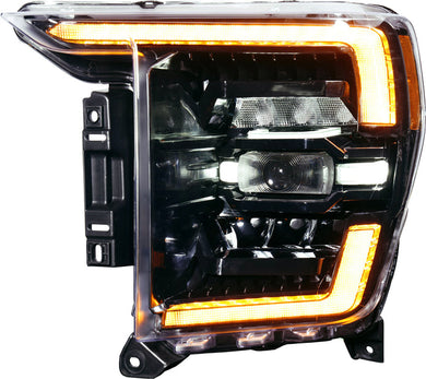 OLM Infinite Series Headlights (Amber DRL) - 2021+ Ford F150