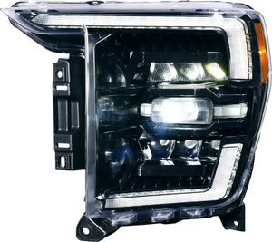 OLM Infinite Series Headlights (White DRL) - 2021+ Ford F150