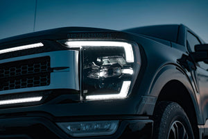 OLM Infinite Series Headlights (White DRL) - 2021+ Ford F150