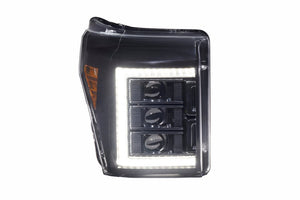FORD SUPER DUTY (11-16): XB LED HEADLIGHTS WHITE DRL