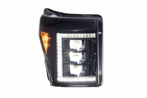 FORD SUPER DUTY (11-16): XB LED HEADLIGHTS WHITE DRL