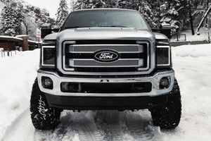 FORD SUPER DUTY (11-16): XB LED HEADLIGHTS WHITE DRL