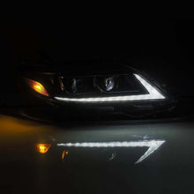 Load image into Gallery viewer, AlphaRex 11-21 Toyota Sienna LUXX LED Proj Headlights Plank Style Black w/Seq Signal/DRL