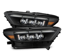 Load image into Gallery viewer, AlphaRex 15-17 Ford Mustang NOVA LED Proj Headlights Black w/Activ Light/Seq Signal/Switch DRL