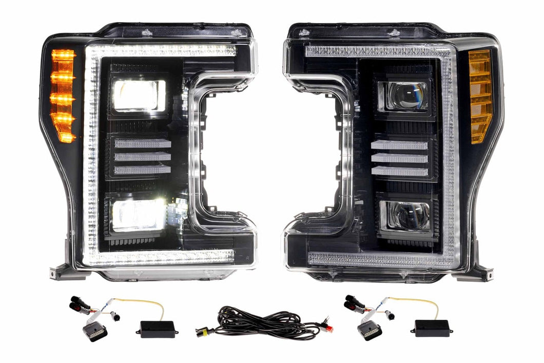 FORD SUPER DUTY (17-19): XB HYBRID LED HEADLIGHT