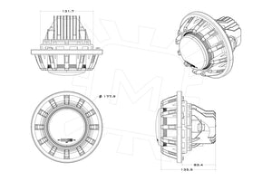 Morimoto Jeep JK: Super7 Headlights (Pair)