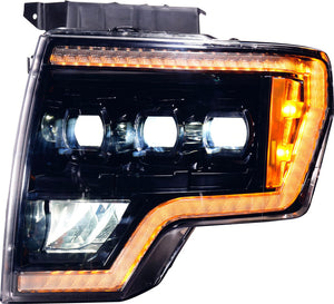 OLM Infinite Series Headlights (Amber DRL) - 2009-2014 Ford F150