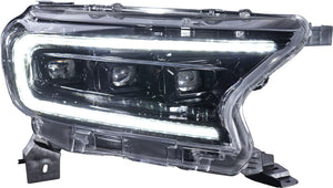 OLM Infinite Series Headlights (White DRL) - 2019-2023 Ford Ranger