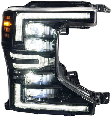 OLM Infinite Series Headlights (White DRL) - 2020-2022 Ford Super Duty