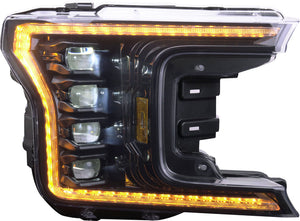 OLM Infinite Series Headlights (Amber DRL) (Gen 2) - 2018-2020 Ford F150