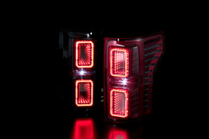 OLM Infinity Series Taillights (Set / Red) - 2015-2017 Ford F150