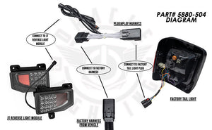 Oracle Jeep Gladiator JT Rear Bumper LED Reverse Lights w/ Plug & Play Harness - 6000K SEE WARRANTY