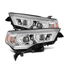 Load image into Gallery viewer, AlphaRex 14-22 Toyota 4Runner LUXX-Series LED Proj Headlights Chrome w/Actv Light &amp; Seq. Sig + DRL