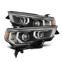 Load image into Gallery viewer, AlphaRex 14-22 Toyota 4Runner PRO-Series Projector Headlights Black w/Seq. Sig. + DRL