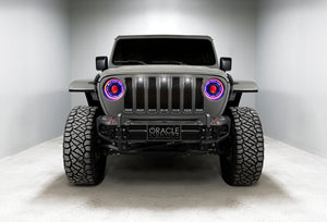 Oracle Pre-Runner Style LED Grille Kit for Jeep Gladiator JT - White SEE WARRANTY