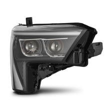 Load image into Gallery viewer, AlphaRex 22-23 Toyota Tundra LUXX-Series Headlights Black w/Amber DRL - Req 810029 OR 810030