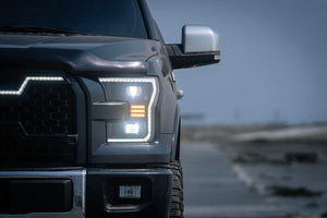 OLM Essential Series Headlights (White DRL) - 2015-2017 Ford F150