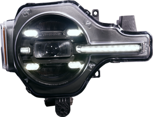 OLM Infinite Series Headlights (White DRL) - 2021+ Ford Bronco