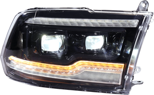 Dodge Ram Headlights For 09-18 RAM White DRL Infinite Series