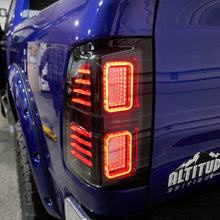 Load image into Gallery viewer, Dodge Ram Tail Lights For 09-18 RAM Smoked/Smoked DRL Infinite Series