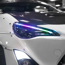 Load image into Gallery viewer, OLM Gamma Series RGB Headlights w/Honeycomb Demon Eye - 2013-2021 FR-S/BRZ/86