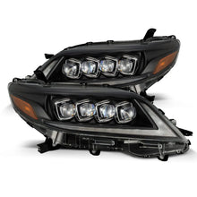 Load image into Gallery viewer, AlphaRex 2011+ Toyota Sienna NOVA LED Proj Headlights Plank Style Black w/Activ Light/Seq Signal/DRL