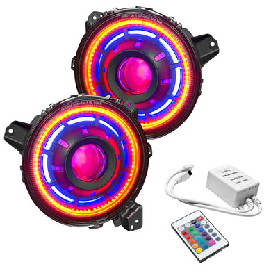 Oracle Oculus Bi-LED Projector Headlights for Jeep JL/Gladiator JT - w/ Simple Cntrl