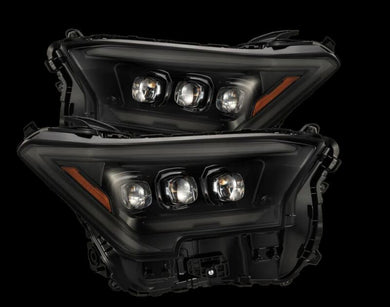 AlphaRex 2024 Toyota Tacoma NOVA-Series Projector Headlights (Pair) - Alpha-Black w/Activation Light