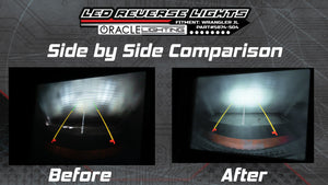 Oracle Rear Bumper LED Reverse Lights for Jeep Wrangler JL - 6000K SEE WARRANTY