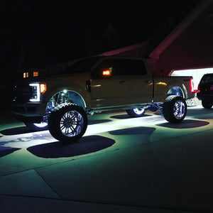 Oracle LED Illuminated Wheel Rings - White SEE WARRANTY