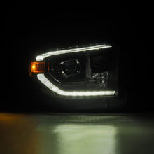 Load image into Gallery viewer, AlphaRex 14-21 Toyota Tundra LUXX-Series LED Proj Headlights Blk w/Actv Light &amp; Seq. Sig + DRL