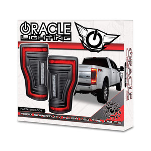 Oracle Lighting 17-22 Ford F-250/350 (Black Series) Flush Mount LED Tail Lights SEE WARRANTY