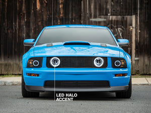 Raxiom 05-12 Ford Mustang GT LED Halo Fog Lights (Chrome)